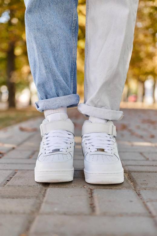 Nike Air Force Mid Winter White (Хутро) 36 - фото фото фото 7