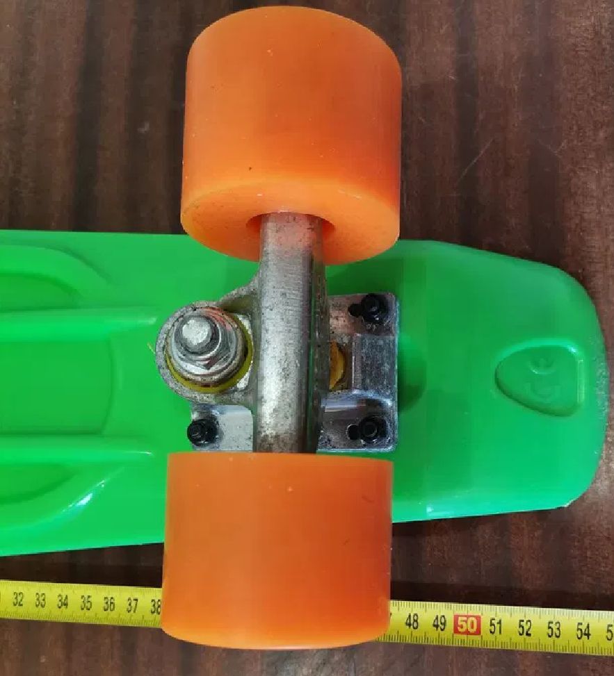 ребенку Скейт Penny Board пени борд зелений з оранжевим - фото фото фото 1