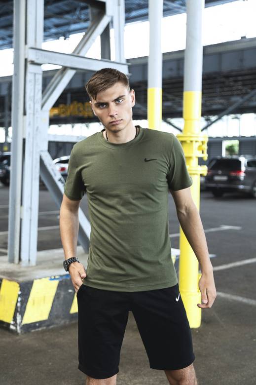 Футболка Nike хакі - фото фото фото 2
