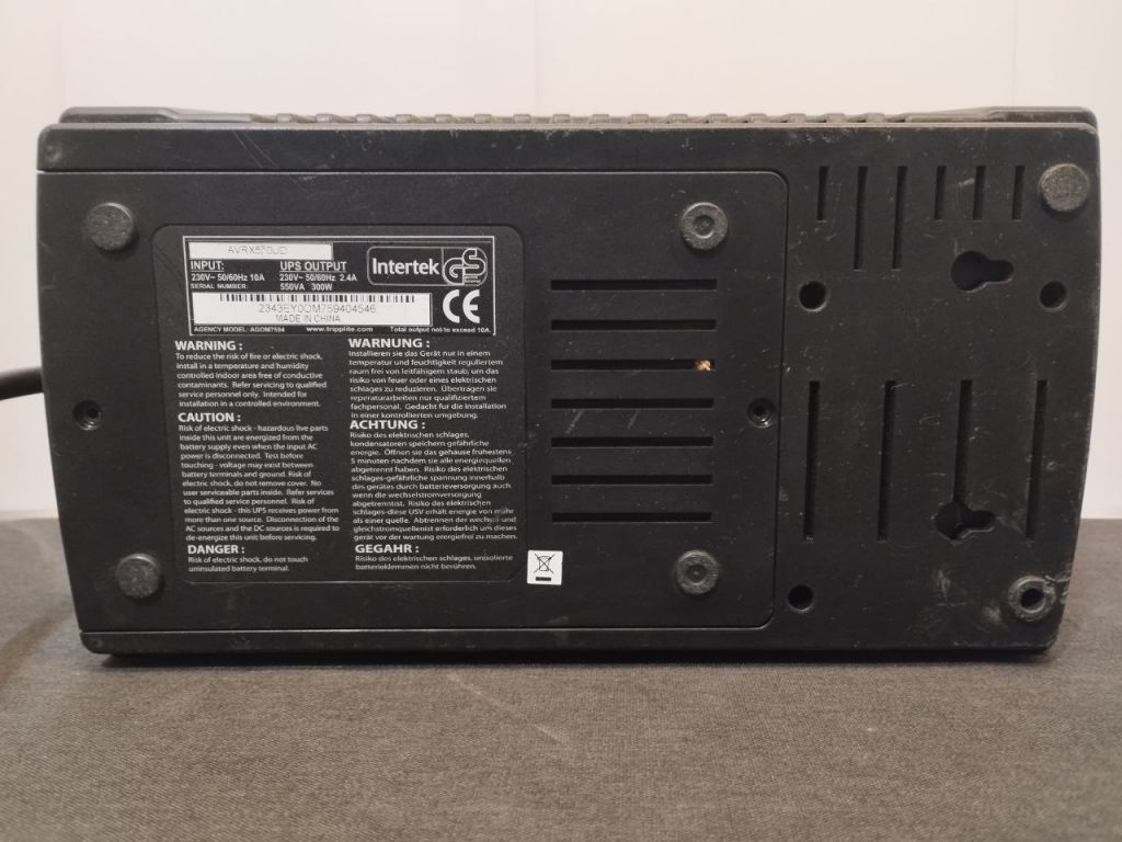 ДБЖ Tripp Lite AVRX550UD AVR Schuko USB 550 / без акб. / Код.ИБП2 - фото фото фото 4
