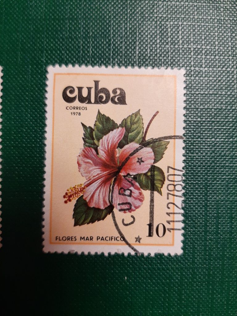 Марки, Куба, 1978  (цветы) - фото фото фото 3
