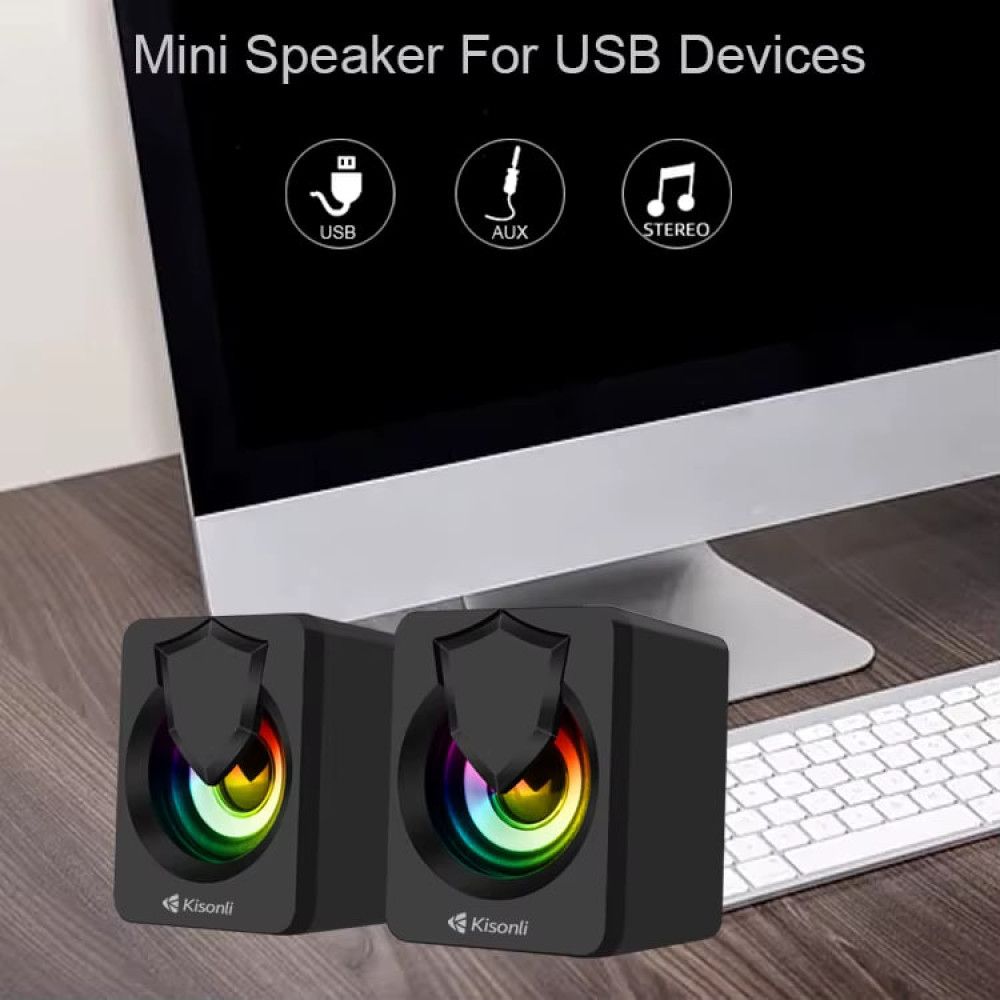 Закінчуються!!! Акустична система Kisonli L-1030 LED AUX/USB - фото фото фото 3