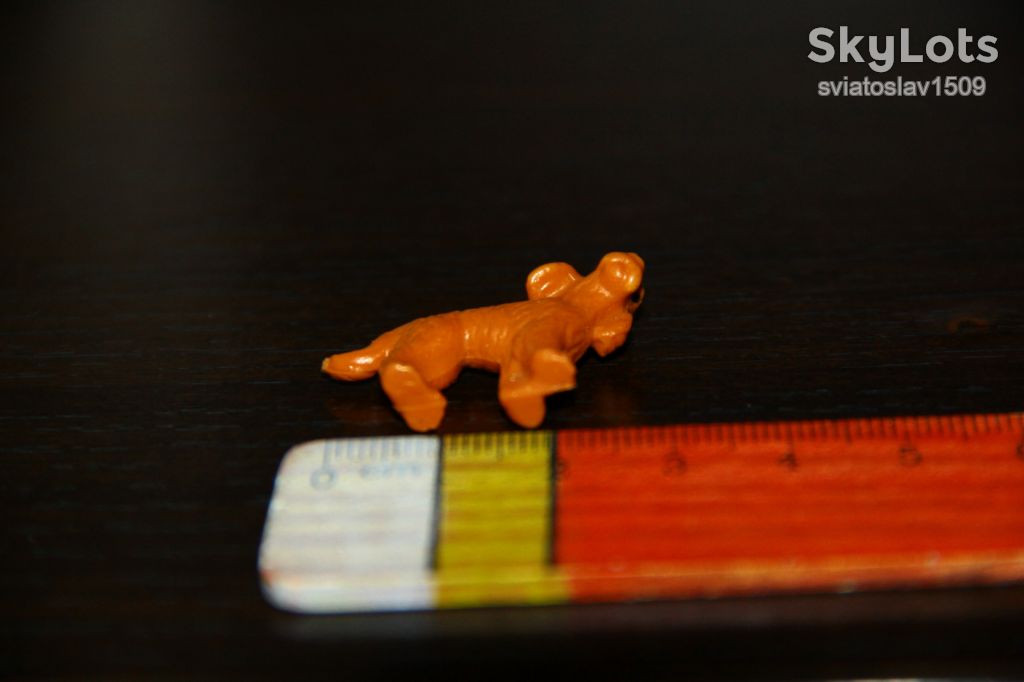 Собачка СПАНИЕЛЬ животные-микро Bullyland Schleich ??? РЕЗИНА!! ФРГ - фото фото фото 2