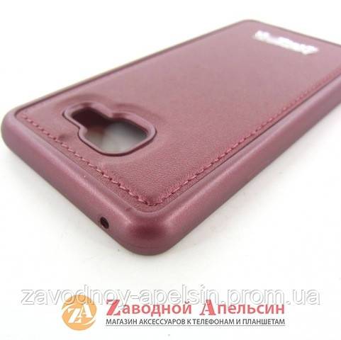 Samsung A3 A310 2016 чехол кожа Momax marsala - фото фото фото 2