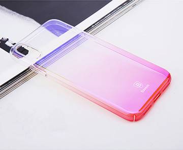 Чехол Baseus для iPhone X/Xs Glaze pink (WIAPIPHX-GC04) - фото фото фото 2