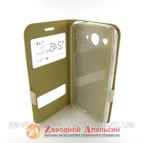 Чехол книжка Huawei Y3 2017 CRO-U00 Smart Case gold - фото фото фото 2