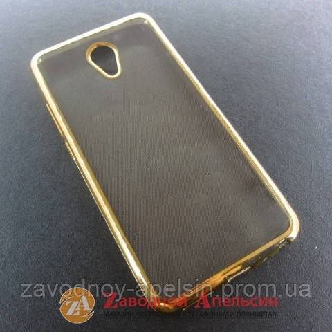 Meizu M5 Note чохол Electroplating golden - фото фото фото 1
