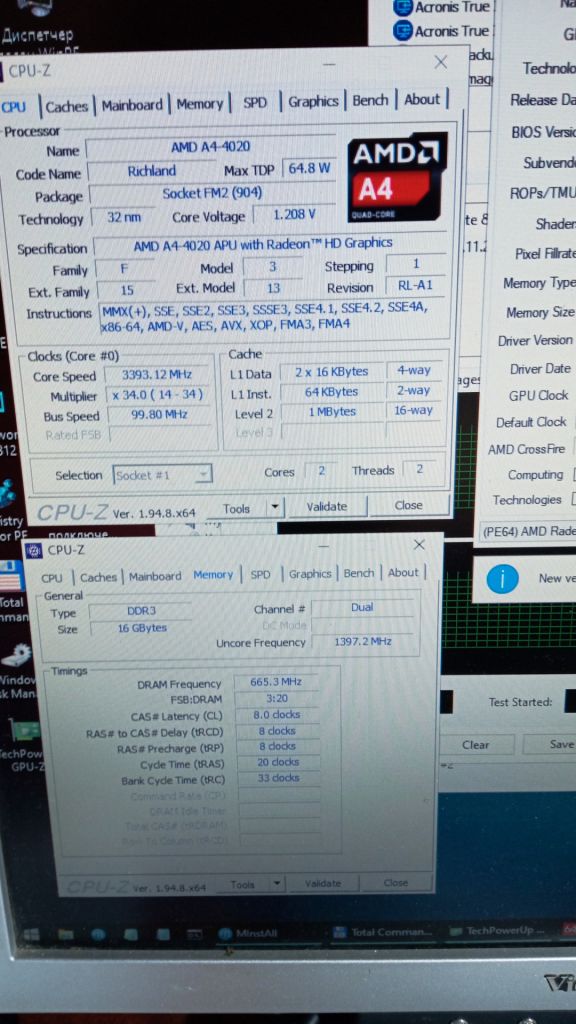 Процессор DualCore AMD A4-4000-4020, 3000-3200 MHz, sFM2/FM2+    2шт - фото фото фото 5