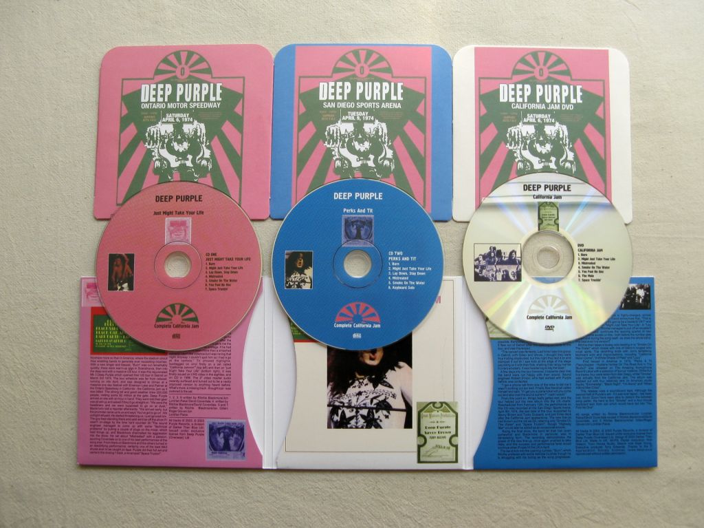 CDLP Deep Purple. Complete California Jam. 2CD+DVD 1974/2005. - фото фото фото 4