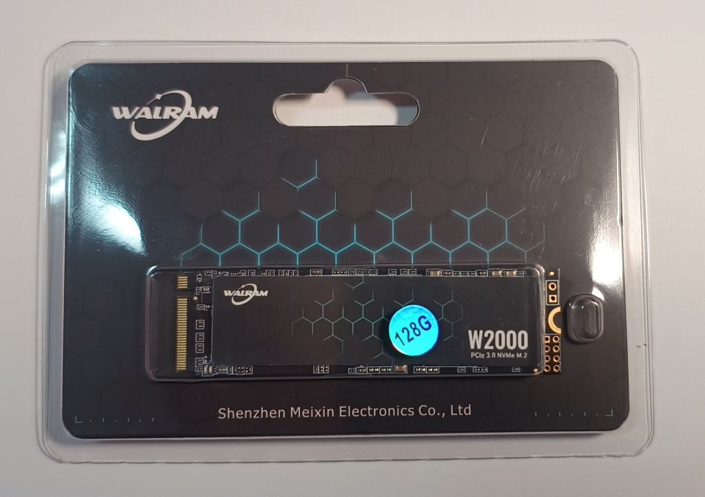 Новий !!! WalRam Накопичувач SSD M.2 128GB 2280 PCIe 3.0 x4 NVMe TLC                (WLR-NVME-128G-MX091) - фото фото фото 2