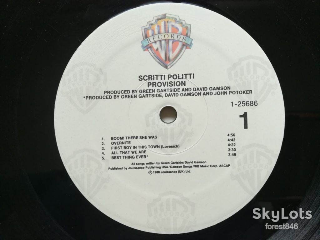 Scritti politti-Provision  (1)-Ex.+, США - фото фото фото 5