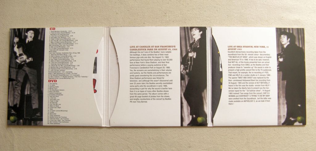 CD+DVD Beatles. Live at Shea Stadium. 1965/2005. - фото фото фото 3
