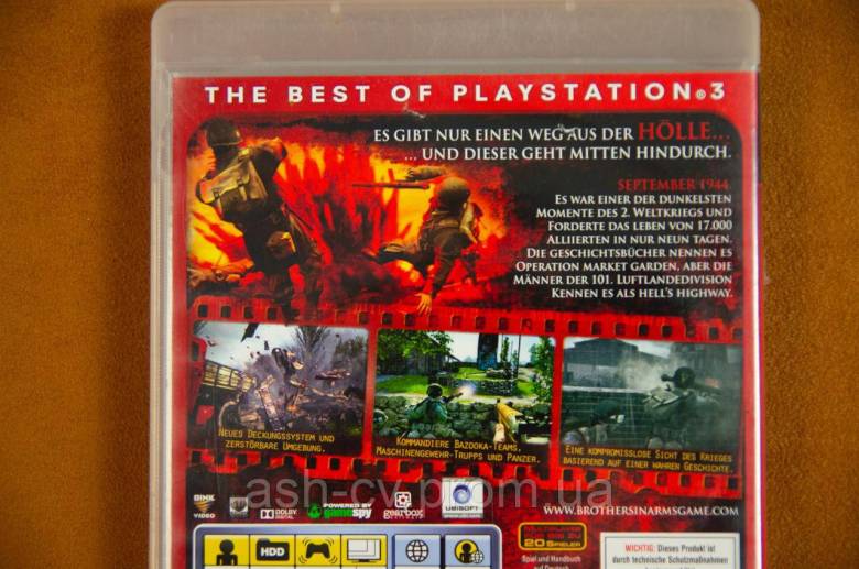 Диск для Playstation 3, гра Brothers in Arms - Hell&amp;#039;s Highway - фото фото фото 3