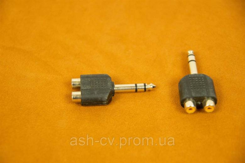 Перехідник, Jack, 6.3mm, RCA - фото фото фото 0