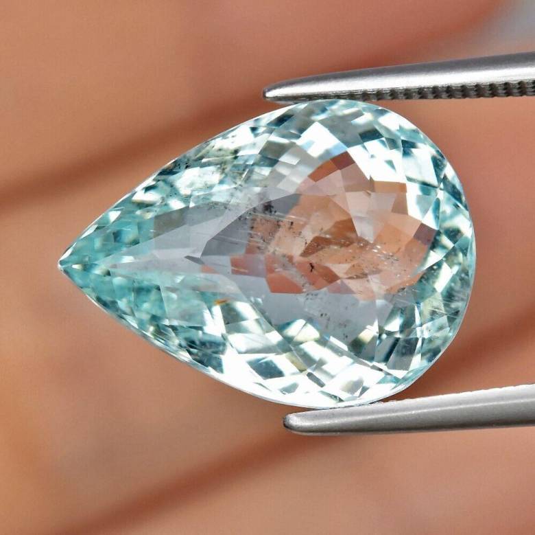 Аквамарин 5.96 ct 14.6x11mm - фото фото фото 0