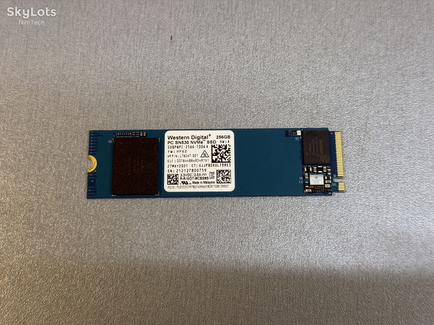 SSD диск ссд SSD WD M2 NVMe 256gb| 2280| 1шт №839 - фото фото фото 0