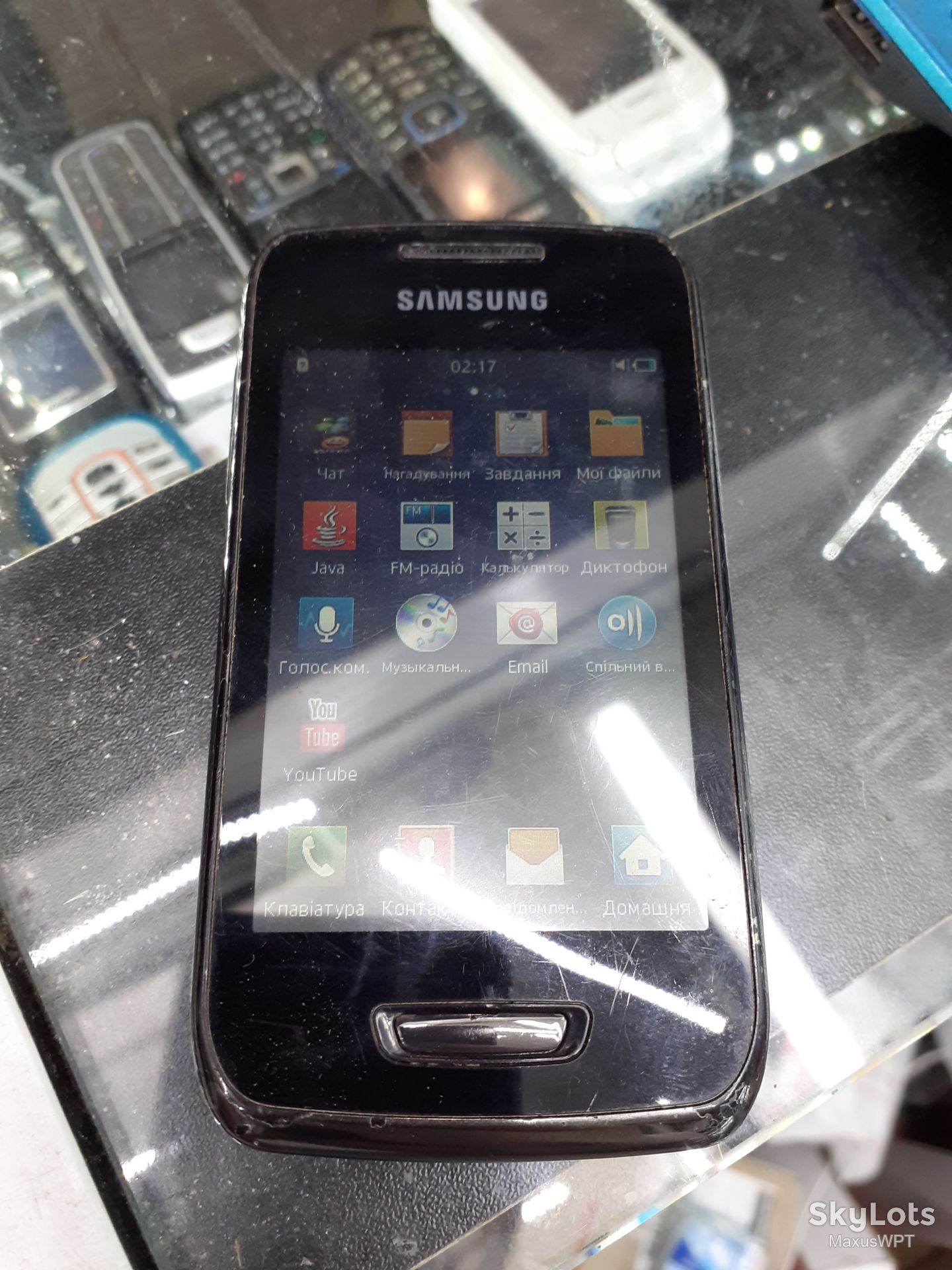 #393 Sklad Samsung Wave Y S5380D Silver - фото фото фото 0