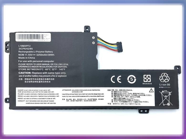 Батарея L18M3PF2 для Lenovo IdeaPad L340-15API, L340-15IWL, V340-17IWL, L340-17API (L18D3PF1 L18L3PF - фото фото фото 1