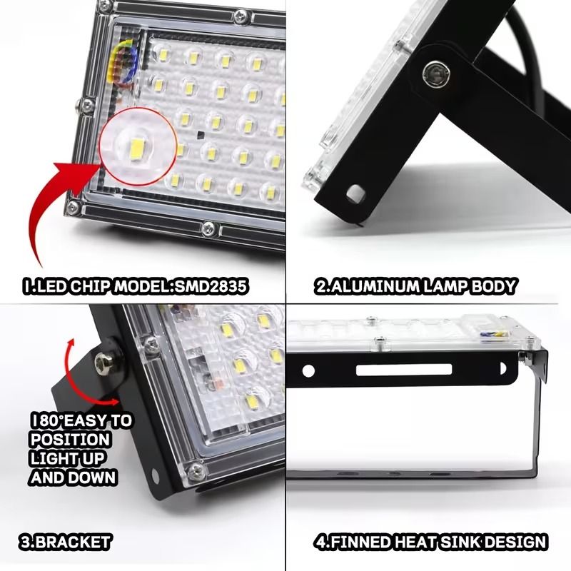 Прожектор 50W/ 5V USB LED светодиодный фонарь - фото фото фото 4