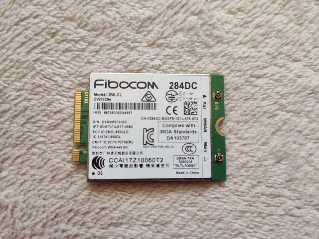 Адаптер 4G модем LTE Fibocom L850-GL для ноутбуків - фото фото фото 1
