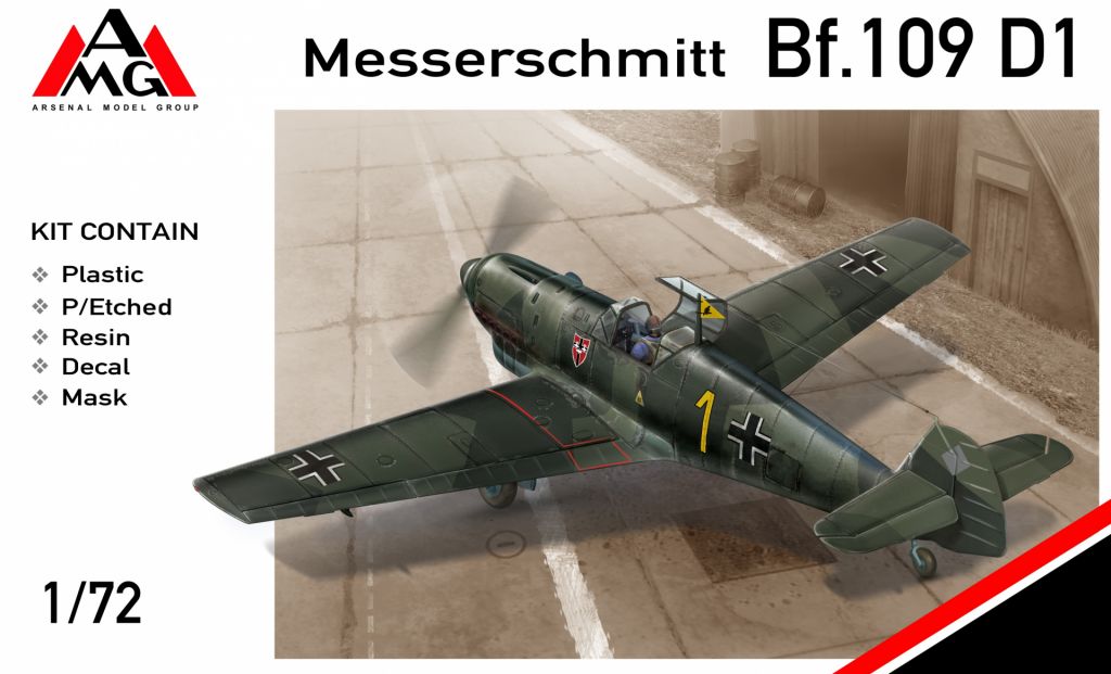 AMG 72409 Messerschmitt Bf.109D-1 1/72 - фото фото фото 0