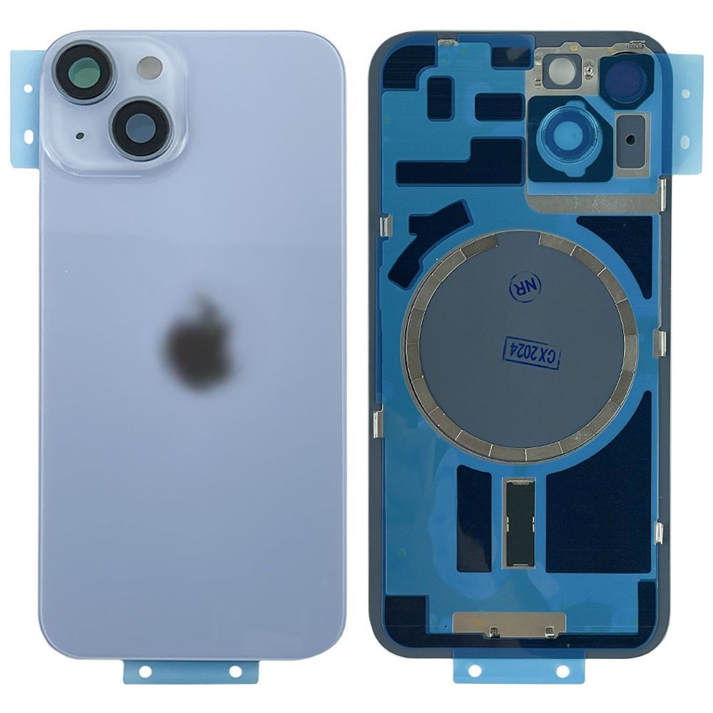 Кришка задня iPhone 14 Blue  (з рамкою) Original  (PRC) - фото фото фото 0