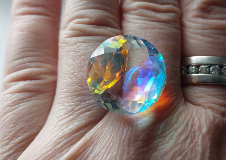 Радужный кварц 27.3 Ct - фото фото фото 5