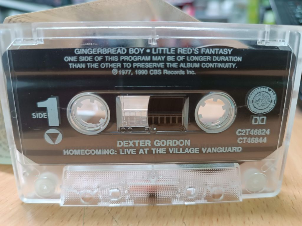 Аудиокассета MC Dexter Gordon – Homecoming - Live At The Village Vanguard - фото фото фото 4