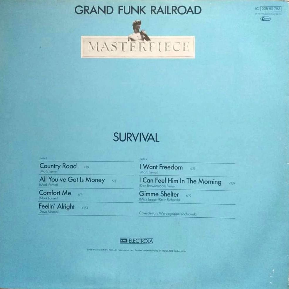 Grand Funk Roilroad - Survival - 1971.   (LP). 12. Vinyl. Пластинка. Germany - фото фото фото 1