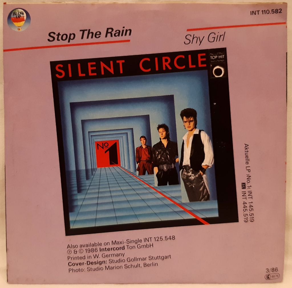 Silent Circle - Stop The Rain - 1986.  (EP). 7. Vinyl. Пластинка. Germany. - фото фото фото 1