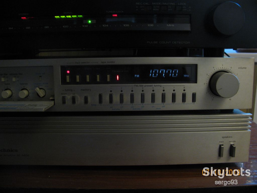УСИЛИТЕЛЬ TECHNICS SE-A808+ST-K808   2-х блочный - фото фото фото 3