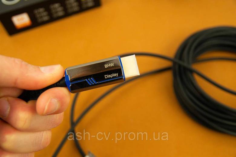 Кабель, HDMI, оптичний, 8K, Fiber Optical Cable, Premium, 10 метрів - фото фото фото 8