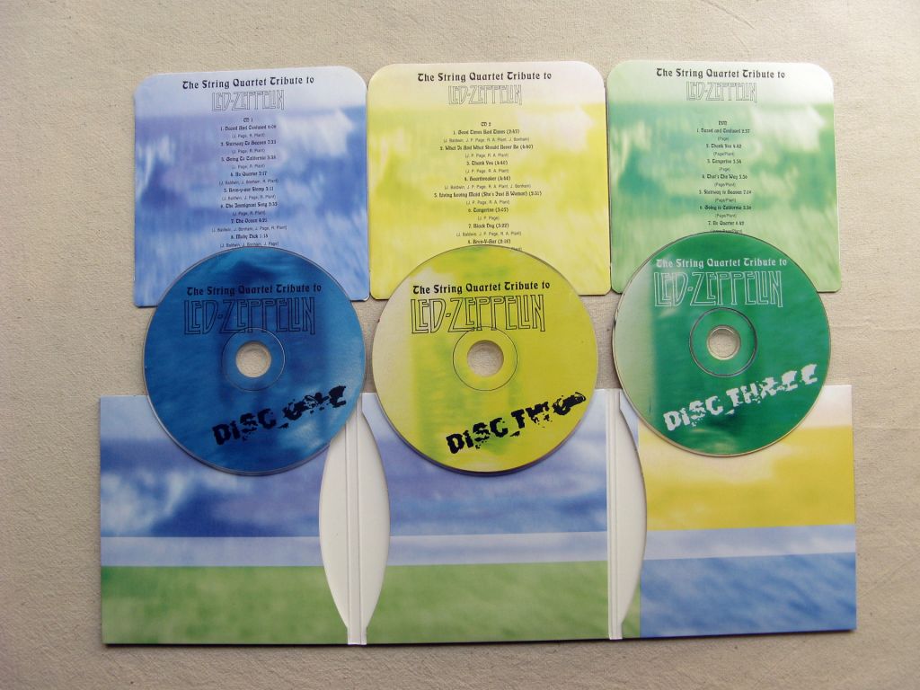 CDLP Led Zeppelin Tribute. The String Quartet Tribute to Led Zeppelin. 2CD+DVD. 2006. - фото фото фото 4