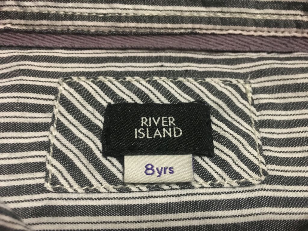 Рубашка River Island для мальчика 8-9 лет,хлопок,Индия - фото фото фото 4