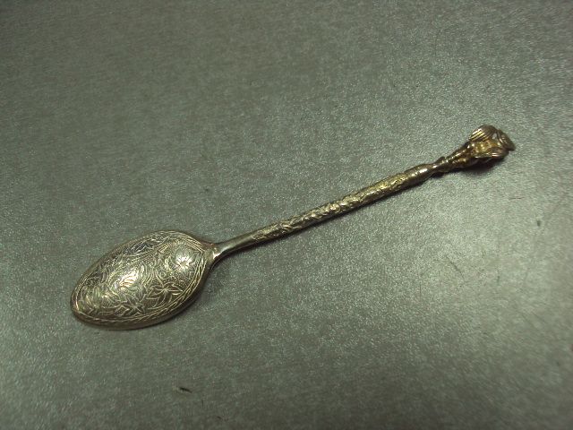 ложка чайная ангел кофейная ложечка ангелочек серебро вес 12,07 г №1266 - фото фото фото 8