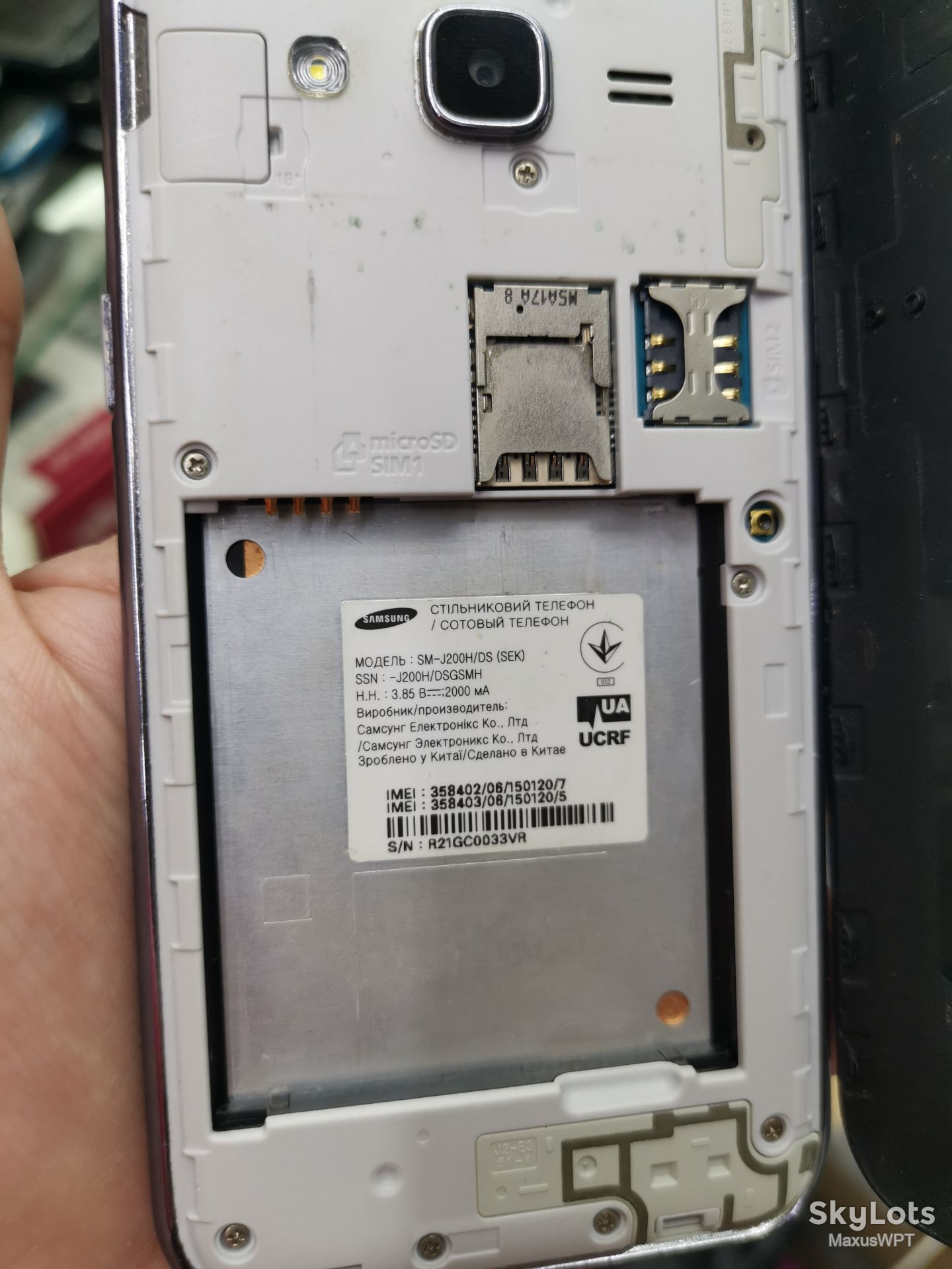 #374 Sklad Samsung j200 black - фото фото фото 3