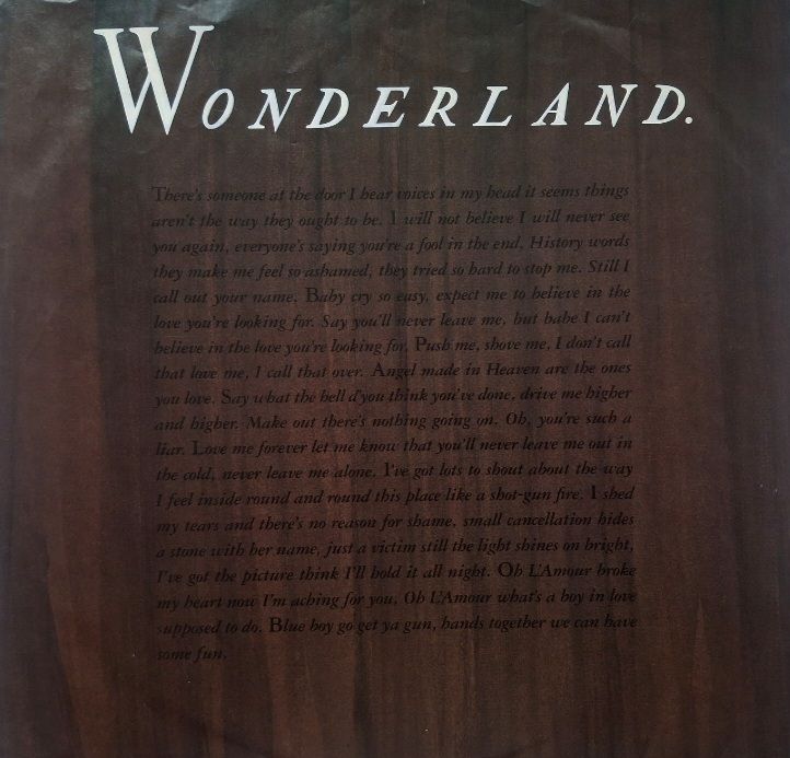 Erasure - Wonderland - 1986.  (LP). 12. Vinyl. Пластинка. Germany. - фото фото фото 3
