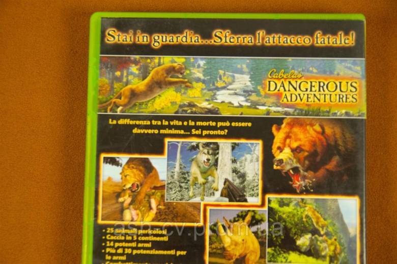 Диск XBOX 360 - Cabelas Dangerous Adventures - фото фото фото 3