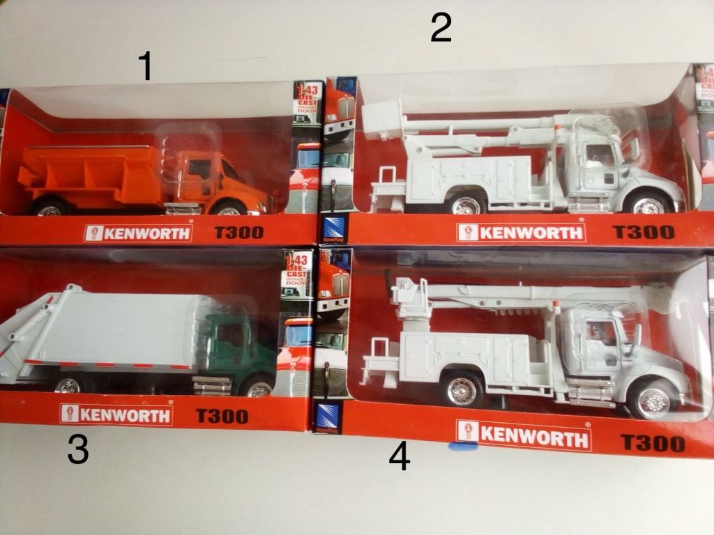 Вантажівки Kenworth by New Ray моделі 1:43 - фото фото фото 1