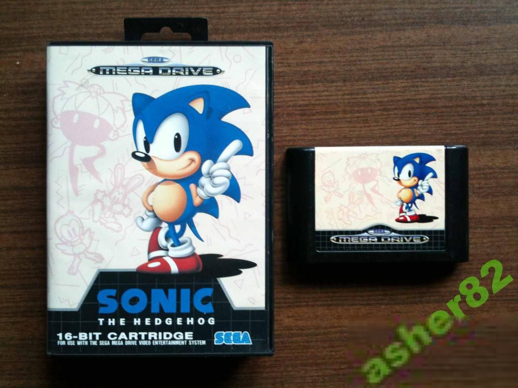 Игра на Sega Mega Drive "Sonic The Hedgehog"       (PAL) - фото фото фото 0