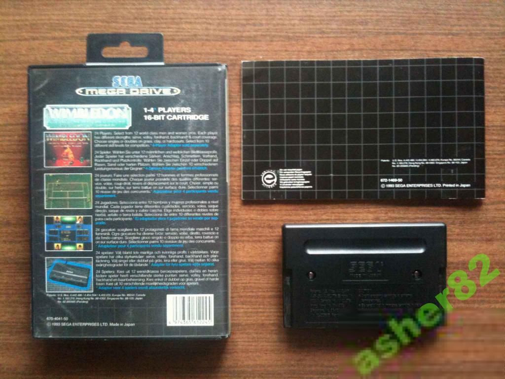 Игра на Sega Mega Drive "Wimbledon"      (PAL) - фото фото фото 1