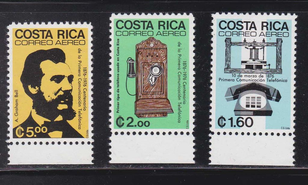NM Коста Рика 1976 г  MNH - ТЕЛЕФОН - фото фото фото 0