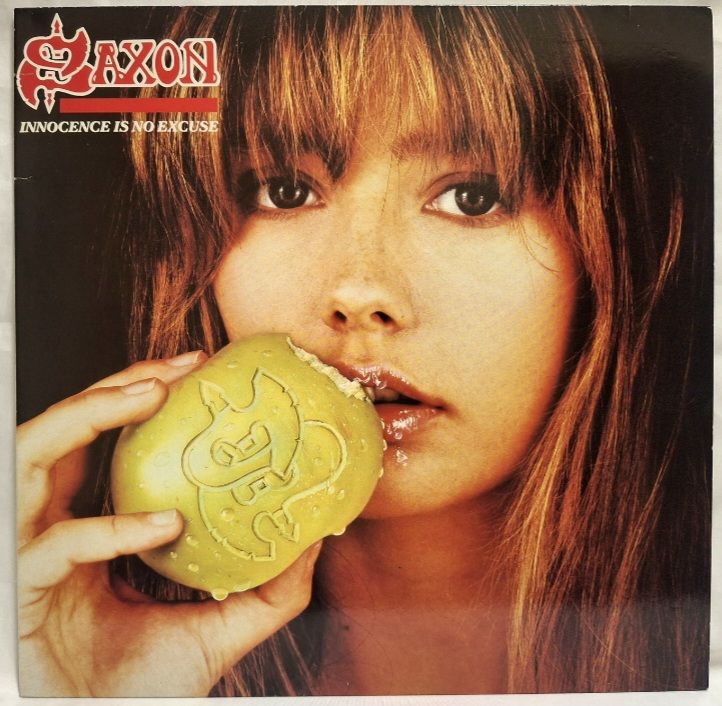 Saxon - Innocence Is No Excuse - 1985.  (LP). 12. Vinyl. Пластинка. EEC. - фото фото фото 0