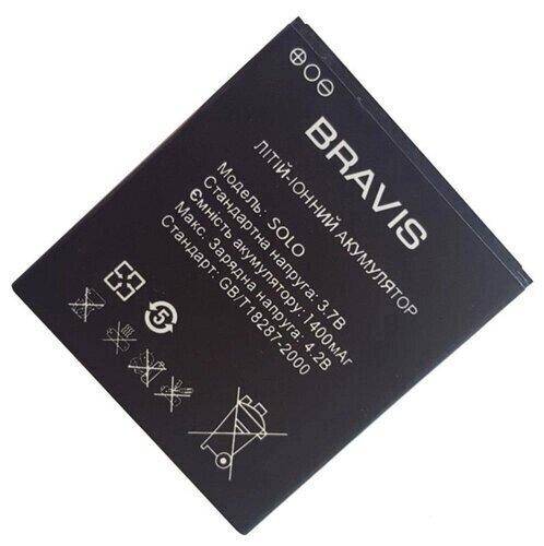 Аккумулятор оригинал Bravis Solo (1400 mAh) - фото фото фото 3