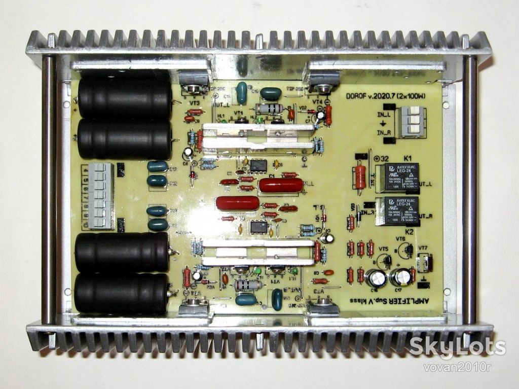 Усилитель         (блок УНЧ)  AMPLIFIER DOROF v.2020.7         (2x100Вт) - фото фото фото 4