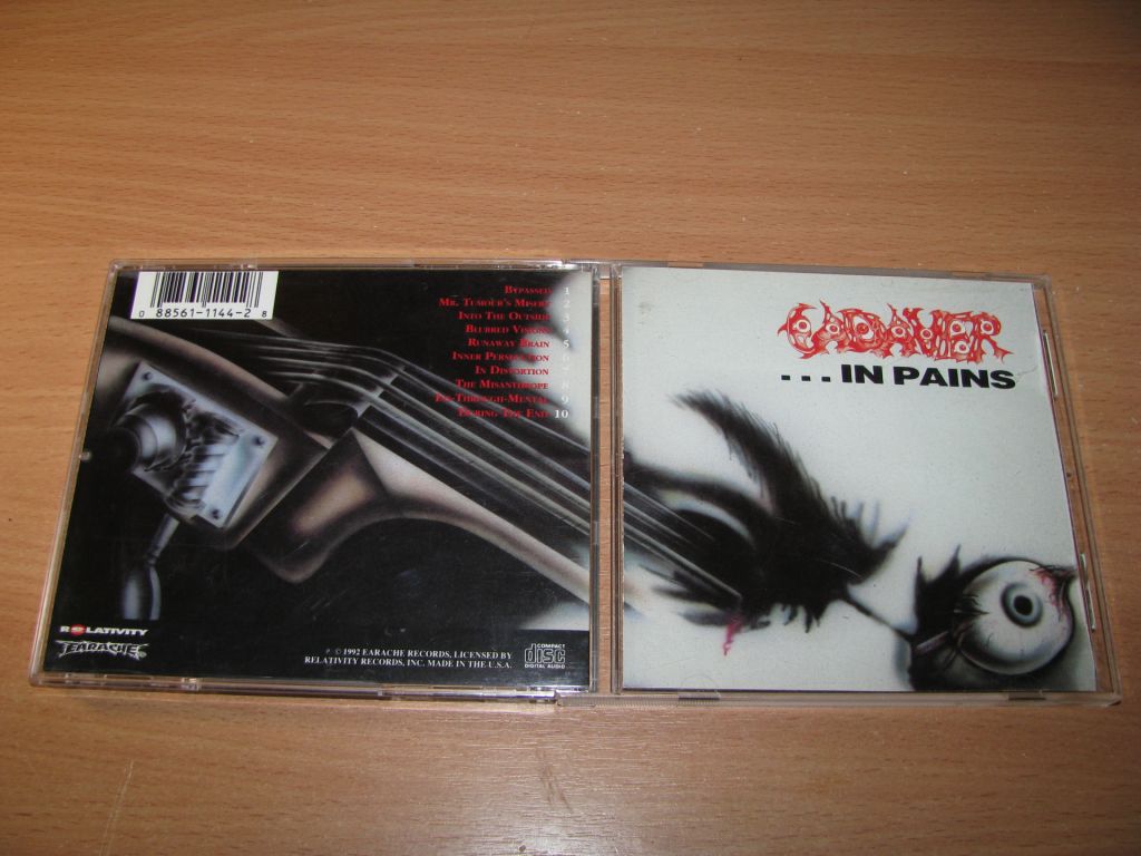 CADAVER - In Pains  (1992 Relativity 1st press,USA) - фото фото фото 0