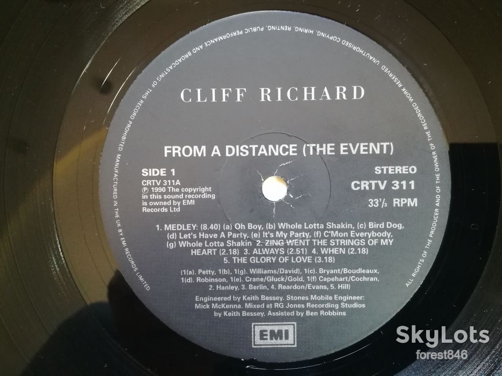 Cliff Richard-From a distance-2 LPs-NM-Англия - фото фото фото 4