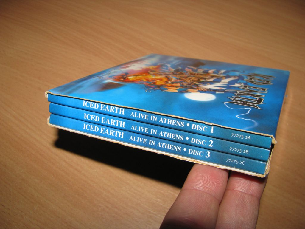 ICED EARTH - Alive In Athens  (1999 Century Media 3CD BOX) - фото фото фото 4