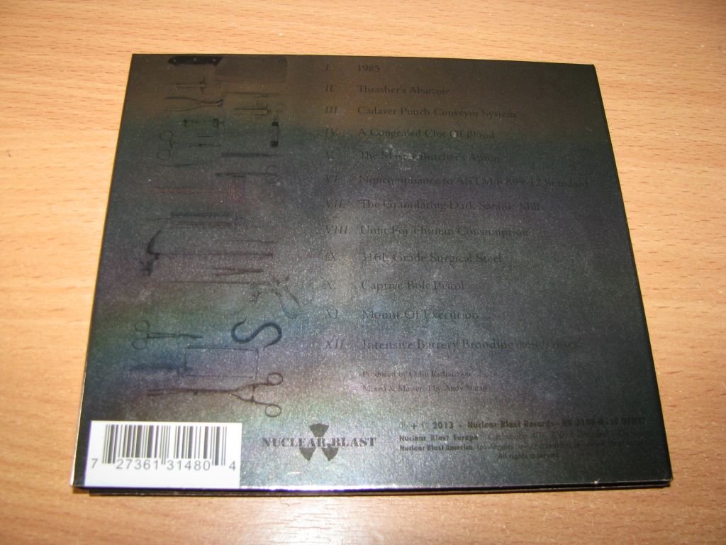 CARCASS - Surgical Steel  (2013 Nuclear Blast LIMITED DIGIPACK) - фото фото фото 1