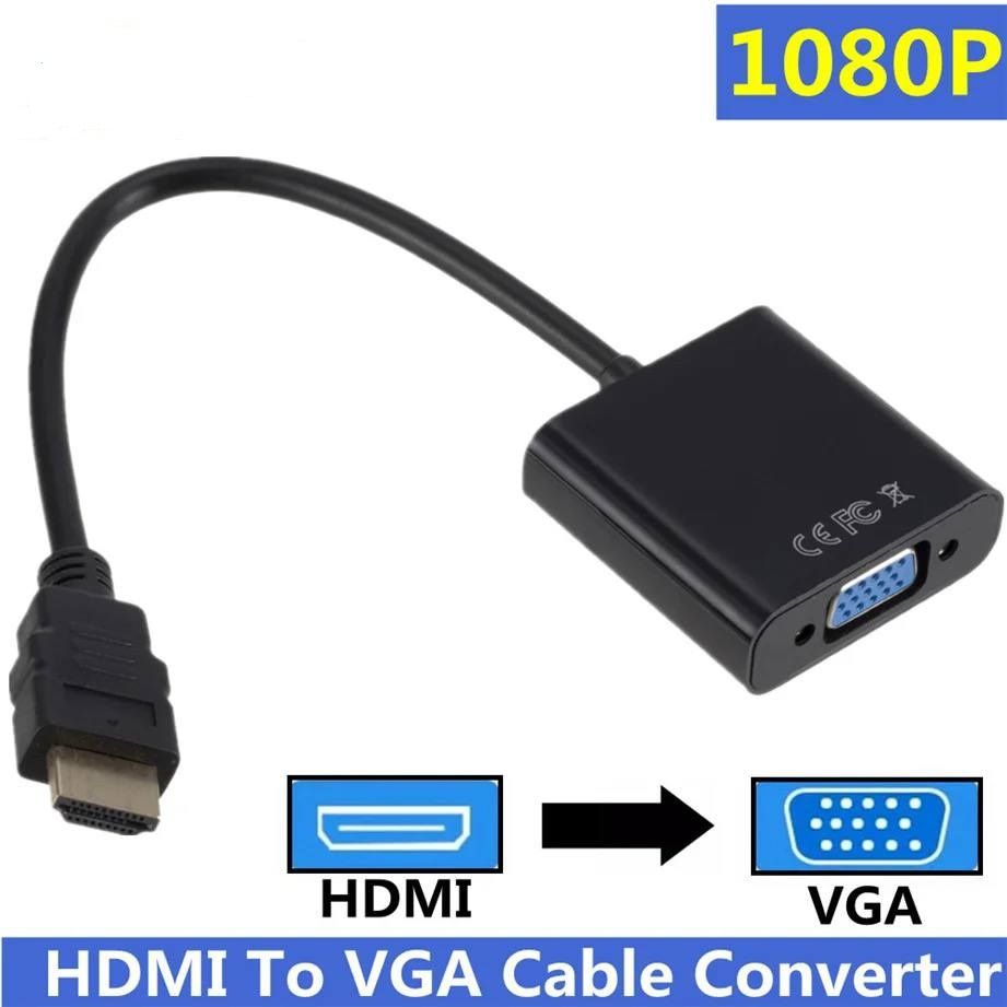 Перехідник, конвектор HDMI to VGA, для ноутбуку, компютера, ПК 1080p - фото фото фото 2
